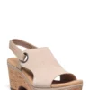 Clarks Giselle Sea Heeled Sandals For Women Sand Suede