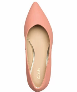 Clarks Violet55 Court Pumps For Women Light Coral 9 Clarks Violet55 Court Pumps For Women Light Coral -Heeled shoes Sales Store clr26166412 clightcoral v9d 3