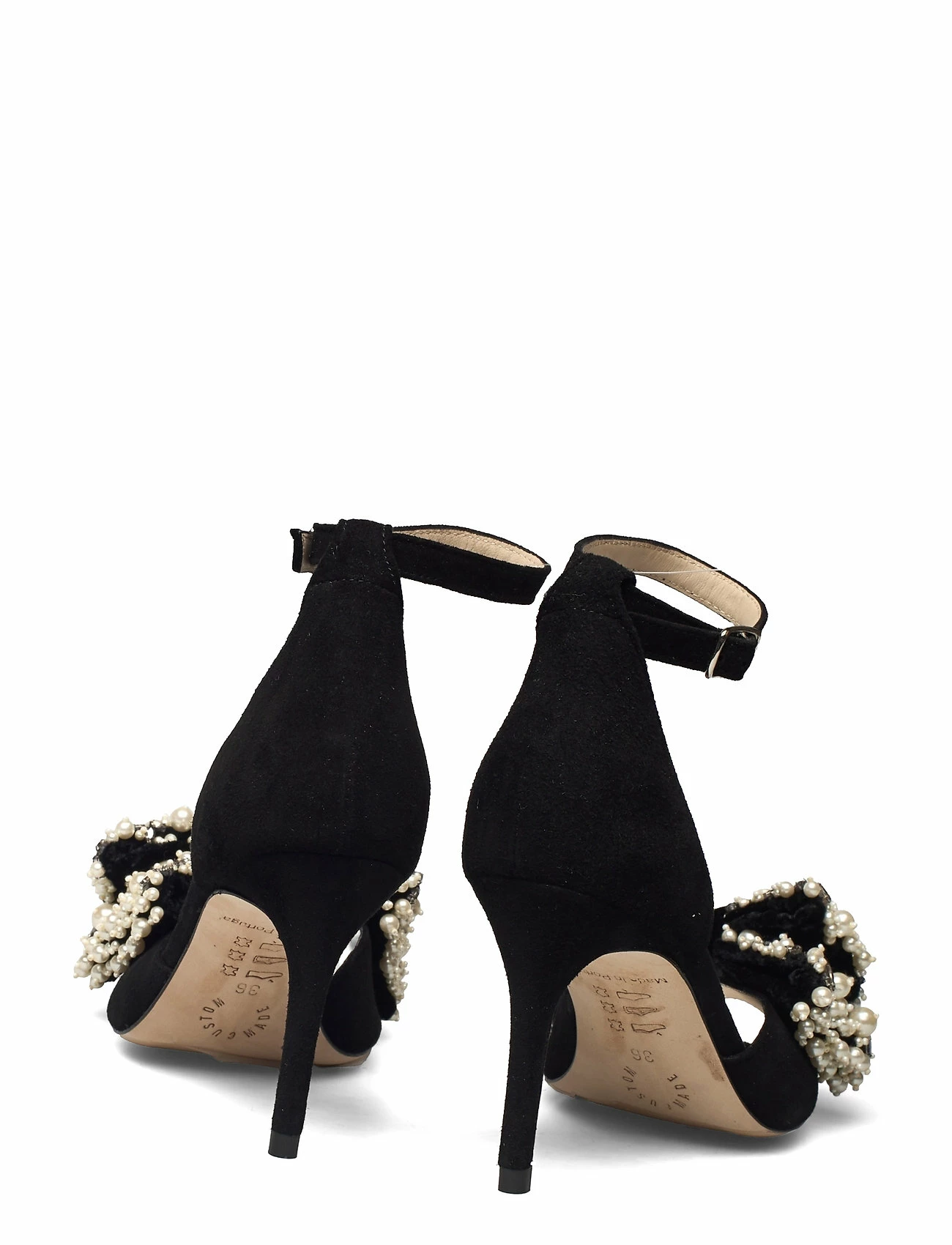 Custommade Maritas Suede Pumps For Women Anthracite Black 5 Custommade Maritas Suede Pumps For Women Anthracite Black - Image 5