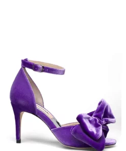 Custommade Marita Velvet Heeled Sandals For Women 268 Deep Lavender -Heeled shoes Sales Store cmm999620031 c268deeplavender 1