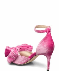 Custommade Marita Velvet Heeled Sandals For Women 268 Deep Lavender -Heeled shoes Sales Store cmm999620031 cfuchsiapink v204 2