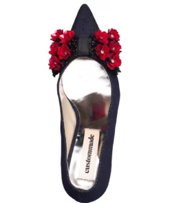Custommade Aljo Denim Pumps For Women 441 Dark Blue -Heeled shoes Sales Store cmm999634013 c441darkblue 3
