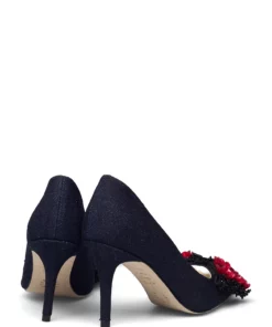 Custommade Aljo Denim Pumps For Women 441 Dark Blue -Heeled shoes Sales Store cmm999634013 c441darkblue 4