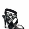 DKNY BANI Heeled Sandals For Women 005 - Black/white