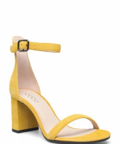 ECCO ELEVATE 75 BLOCK SANDAL Heeled Sandals For Women Sangria