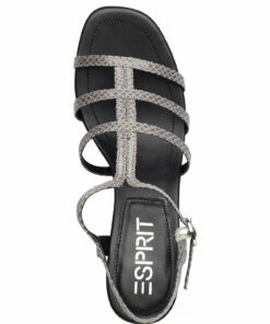 Esprit Casual Formal Shoes others Heeled Sandals For Women Grey 9 Esprit Casual Formal Shoes others Heeled Sandals For Women Grey -Heeled shoes Sales Store eca030ek1w320 cgrey 3
