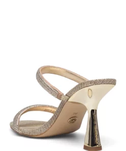 Michael Kors CLARA SANDAL Heeled Sandals For Women 740 Pale Gold -Heeled shoes Sales Store elk40r2clha2s c740palegold v740 2
