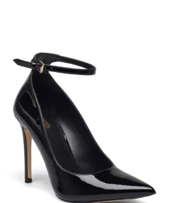 Michael Kors KEKE ANKLE STRAP Pumps For Women 001 Black -Heeled shoes Sales Store elk40r2kehs1a c001black v001 1