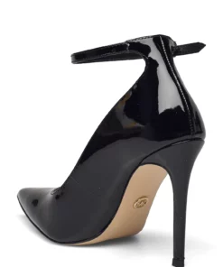 Michael Kors KEKE ANKLE STRAP Pumps For Women 001 Black -Heeled shoes Sales Store elk40r2kehs1a c001black v001 2