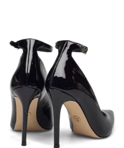 Michael Kors KEKE ANKLE STRAP Pumps For Women 001 Black -Heeled shoes Sales Store elk40r2kehs1a c001black v001 4