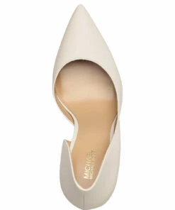 Michael Kors KEKE DORSAY Pumps For Women Lt Cream -Heeled shoes Sales Store elk40s0kehp1l cltcream v289 3