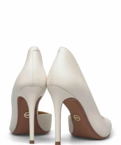 Michael Kors KEKE DORSAY Pumps For Women Lt Cream -Heeled shoes Sales Store elk40s0kehp1l cltcream v289 4