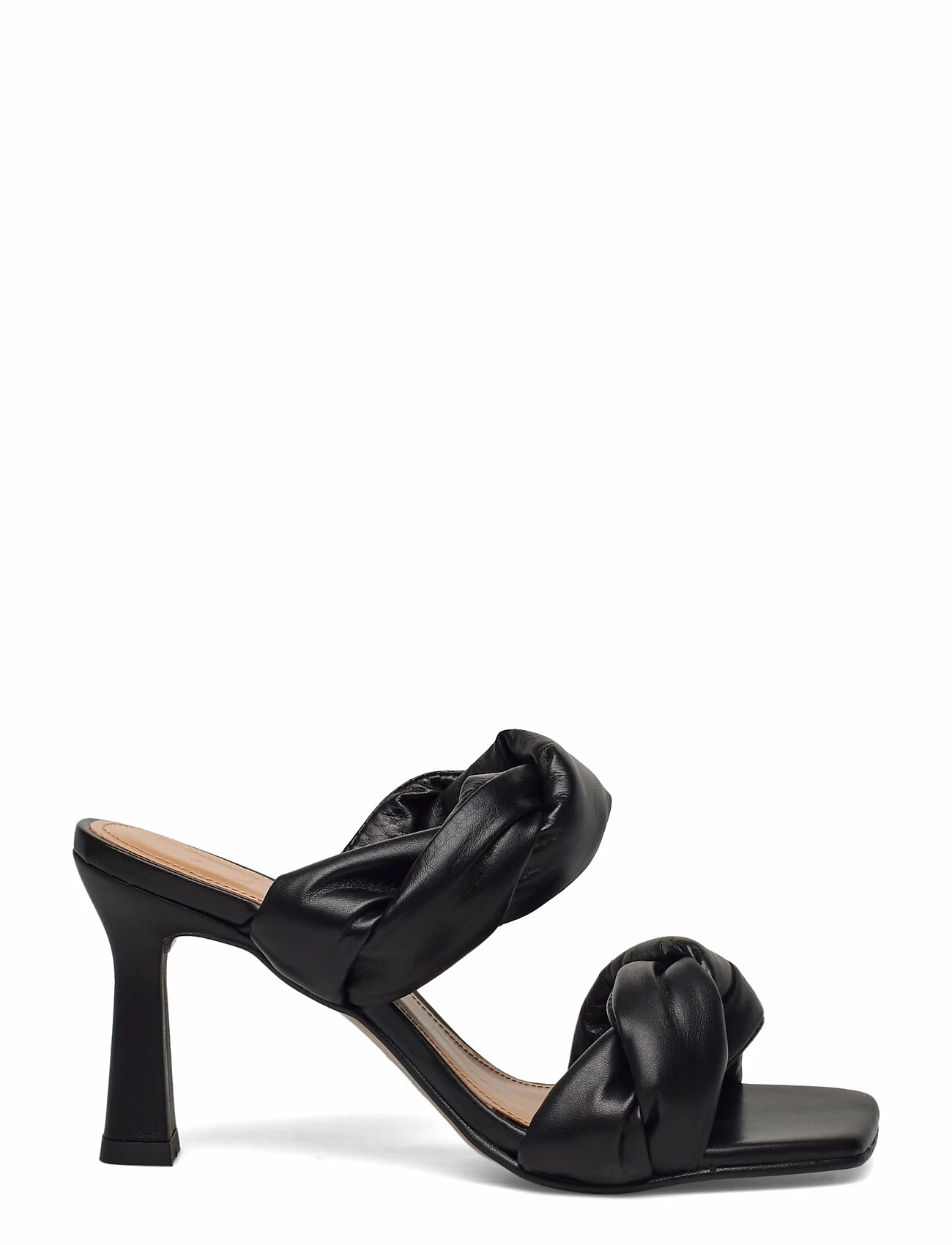 Flattered River Leather Heeled Sandals For Women Black 12 Flattered River Leather Heeled Sandals For Women Black - Image 12