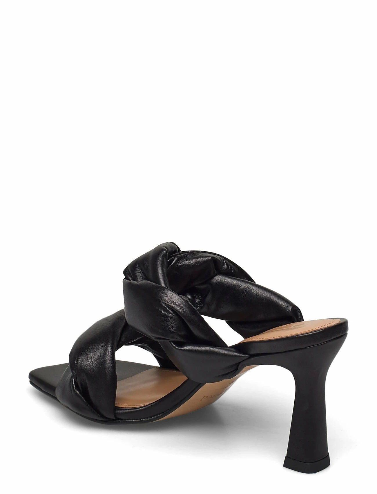 Flattered River Leather Heeled Sandals For Women Black 13 Flattered River Leather Heeled Sandals For Women Black - Image 13