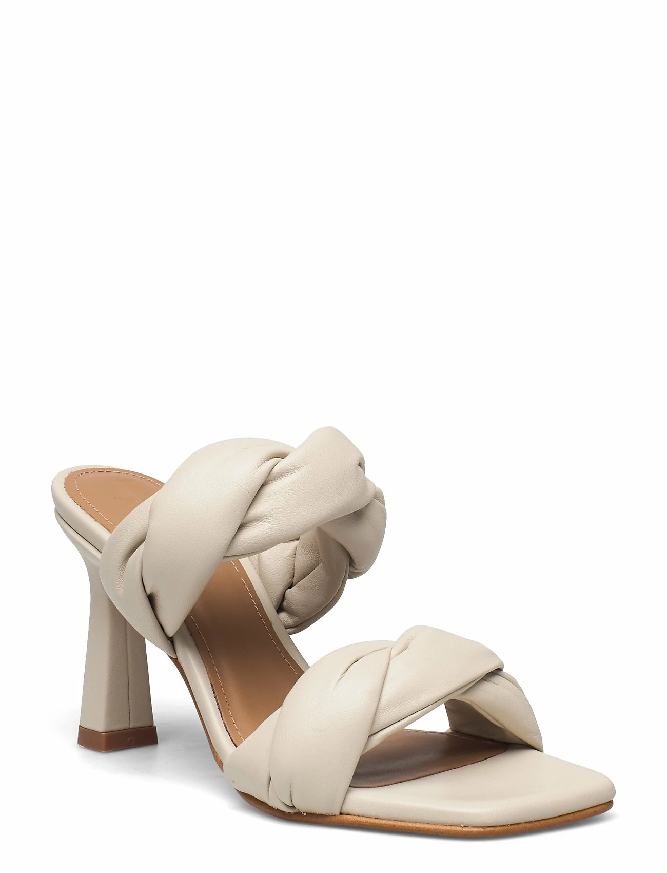 Flattered River Leather Heeled Sandals For Women Black 41 Flattered River Leather Heeled Sandals For Women Black - Image 41