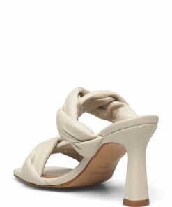 Flattered River Leather Heeled Sandals For Women Black 45 Flattered River Leather Heeled Sandals For Women Black -Heeled shoes Sales Store fla0416001 ccreme 2