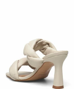 Flattered River Leather Heeled Sandals For Women Black 60 Flattered River Leather Heeled Sandals For Women Black -Heeled shoes Sales Store fla0416002 ccreme 2