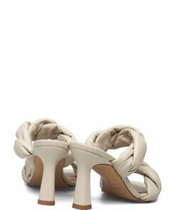 Flattered River Leather Heeled Sandals For Women Black 62 Flattered River Leather Heeled Sandals For Women Black -Heeled shoes Sales Store fla0416002 ccreme 4