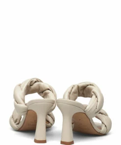 Flattered River Leather Heeled Sandals For Women Black 67 Flattered River Leather Heeled Sandals For Women Black -Heeled shoes Sales Store fla0416003 ccreme 4