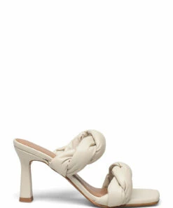 Flattered River Leather Heeled Sandals For Women Black 69 Flattered River Leather Heeled Sandals For Women Black -Heeled shoes Sales Store fla0416004 ccreme 1