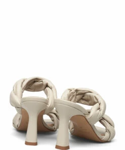 Flattered River Leather Heeled Sandals For Women Black 72 Flattered River Leather Heeled Sandals For Women Black -Heeled shoes Sales Store fla0416004 ccreme 4