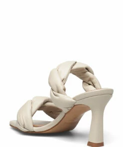 Flattered River Leather Heeled Sandals For Women Black 75 Flattered River Leather Heeled Sandals For Women Black -Heeled shoes Sales Store fla0416005 ccreme 2