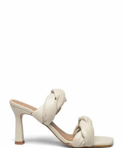 Flattered River Leather Heeled Sandals For Women Black 79 Flattered River Leather Heeled Sandals For Women Black -Heeled shoes Sales Store fla0416006 ccreme 1