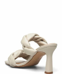 Flattered River Leather Heeled Sandals For Women Black 80 Flattered River Leather Heeled Sandals For Women Black -Heeled shoes Sales Store fla0416006 ccreme 2