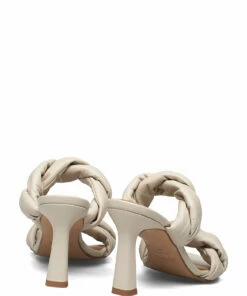 Flattered River Leather Heeled Sandals For Women Black 82 Flattered River Leather Heeled Sandals For Women Black -Heeled shoes Sales Store fla0416006 ccreme 4