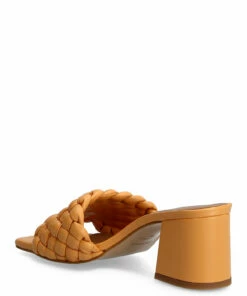 Flattered Odessa Bleached Heeled Sandals For Women Bleached Orange -Heeled shoes Sales Store fla416101 cbleachedorange 2