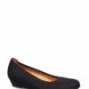 Gabor Ballerina Wedge Heels For Women Black