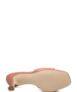 GUESS DILLIE Heeled Sandals For Women White -Heeled shoes Sales Store guefl6dlllea03 csalmon vsalmo 4