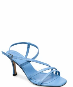 Jennie-Ellen Anais Heeled Sandals For Women Black Leather 35 Jennie-Ellen Anais Heeled Sandals For Women Black Leather -Heeled shoes Sales Store jen2001s003 cblueleather 1