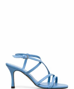 Jennie-Ellen Anais Heeled Sandals For Women Black Leather 29 Jennie-Ellen Anais Heeled Sandals For Women Black Leather -Heeled shoes Sales Store jen2001s003 cblueleather 1