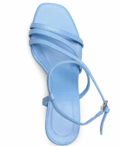 Jennie-Ellen Anais Heeled Sandals For Women Black Leather 31 Jennie-Ellen Anais Heeled Sandals For Women Black Leather -Heeled shoes Sales Store jen2001s003 cblueleather 3