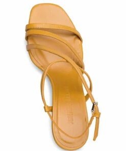 Jennie-Ellen Anais Heeled Sandals For Women Black Leather 21 Jennie-Ellen Anais Heeled Sandals For Women Black Leather -Heeled shoes Sales Store jen2001s003 cmustardleather 3