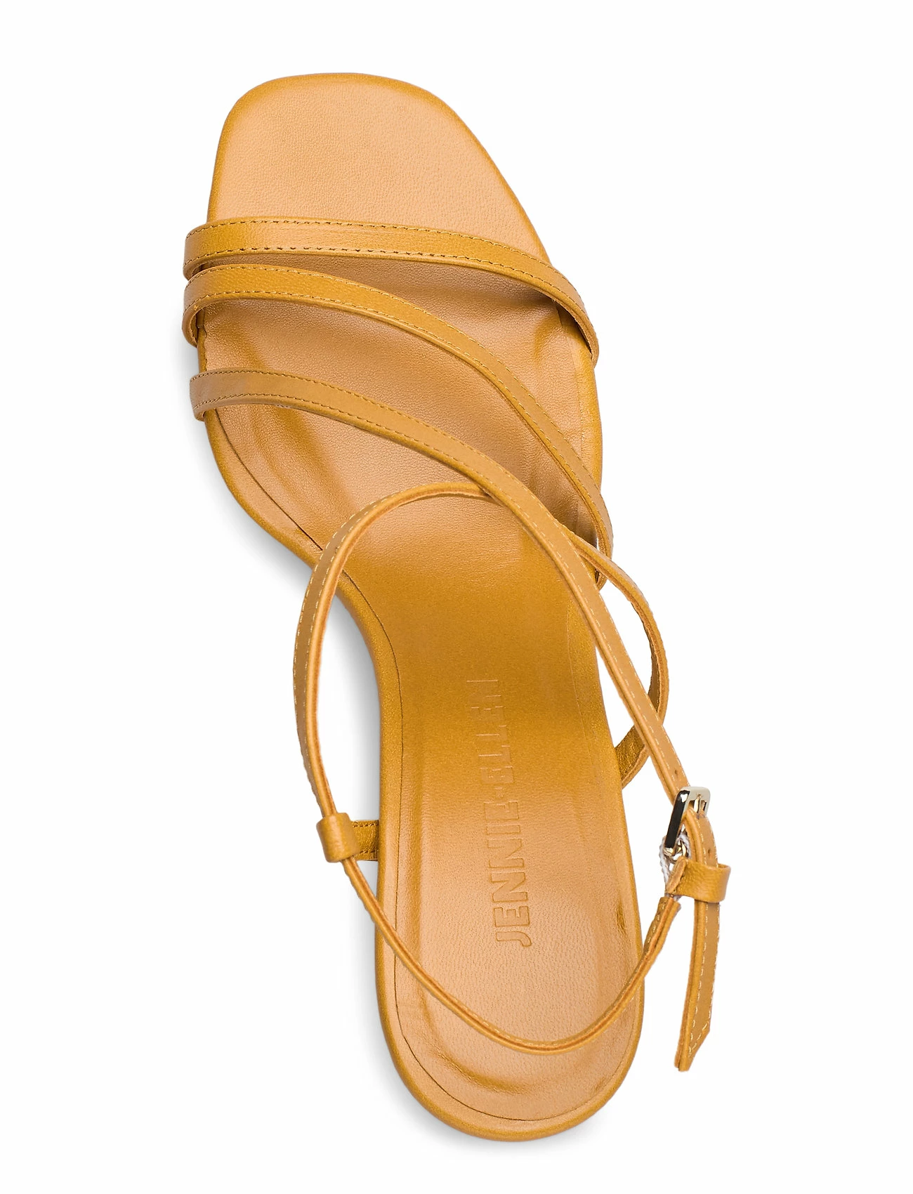 Jennie-Ellen Anais Heeled Sandals For Women Black Leather 4 Jennie-Ellen Anais Heeled Sandals For Women Black Leather - Image 4