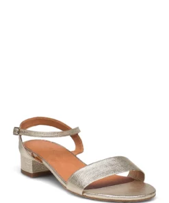 Jonak Paris 225-VIA BIS REPT METALLISE Heeled Sandals For Women Gold -Heeled shoes Sales Store jon6000876 cgold 1