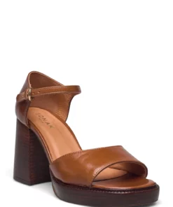 Jonak Paris 429-BEAUMARCHAIS CUIR VIEILLI Heeled Sandals For Women Whisky -Heeled shoes Sales Store jon7000203 cwhisky 1