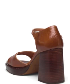 Jonak Paris 429-BEAUMARCHAIS CUIR VIEILLI Heeled Sandals For Women Whisky -Heeled shoes Sales Store jon7000203 cwhisky 2