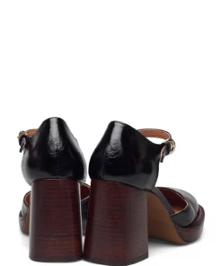 Jonak Paris 429-BUCKET CUIR VIEILLI Heeled Sandals For Women Black 10 Jonak Paris 429-BUCKET CUIR VIEILLI Heeled Sandals For Women Black -Heeled shoes Sales Store jon7000213 cblack 4