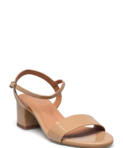 Jonak Paris 225-ANKER VERNIS Heeled Sandals For Women Black -Heeled shoes Sales Store jon7000256 clightbrown