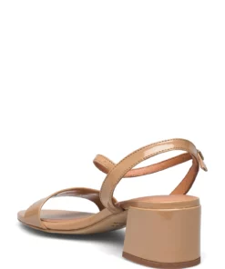 Jonak Paris 225-ANKER VERNIS Heeled Sandals For Women Black -Heeled shoes Sales Store jon7000256 clightbrown 2