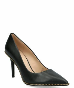 Coach WAVERLY BEADCHAIN PUMP Pumps For Women Black 11 Coach WAVERLY BEADCHAIN PUMP Pumps For Women Black -Heeled shoes Sales Store oacg3935 cblack 1