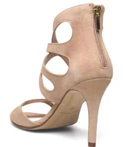 GOLD 25331 Heeled Sandals For Women Revecurt Suede Creme -Heeled shoes Sales Store old25331 crevecurtsuedecreme v150 2