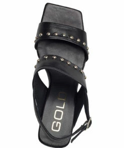 GOLD Black Kaiser 240 Heeled Sandals For Women -Heeled shoes Sales Store old27572 cblackkaiser v240 3