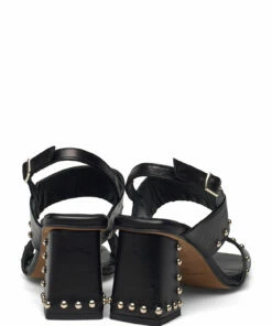 GOLD Black Kaiser 240 Heeled Sandals For Women -Heeled shoes Sales Store old27572 cblackkaiser v240 4