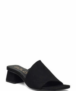 GOLD Rubio Suede Black 299 Heeled Sandals For Women -Heeled shoes Sales Store old27580 crubiosuedeblack v199