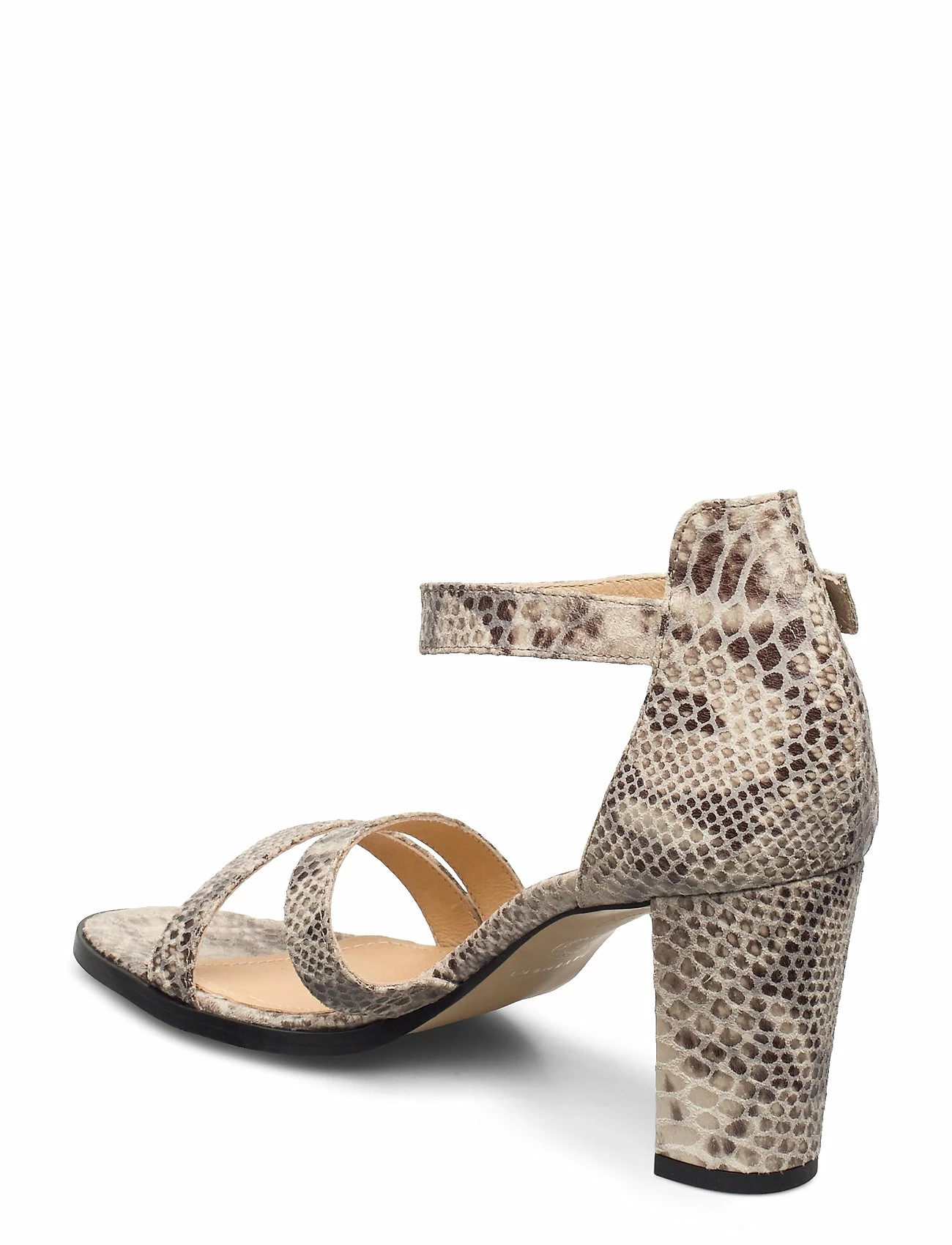 Pavement Ivy snake Heeled Sandals For Women Natural 3 Pavement Ivy snake Heeled Sandals For Women Natural - Image 3