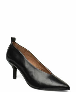 Pavement Kim Pumps For Women Black Suede -Heeled shoes Sales Store pav1544 cblack